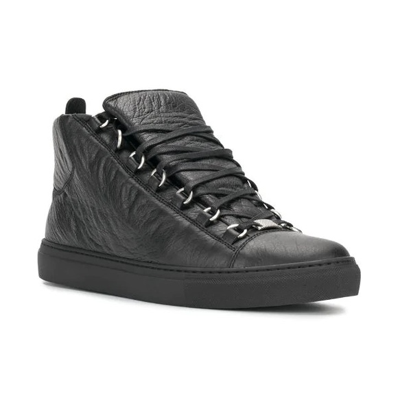 Balenciaga arena high shiny black leather Clearance